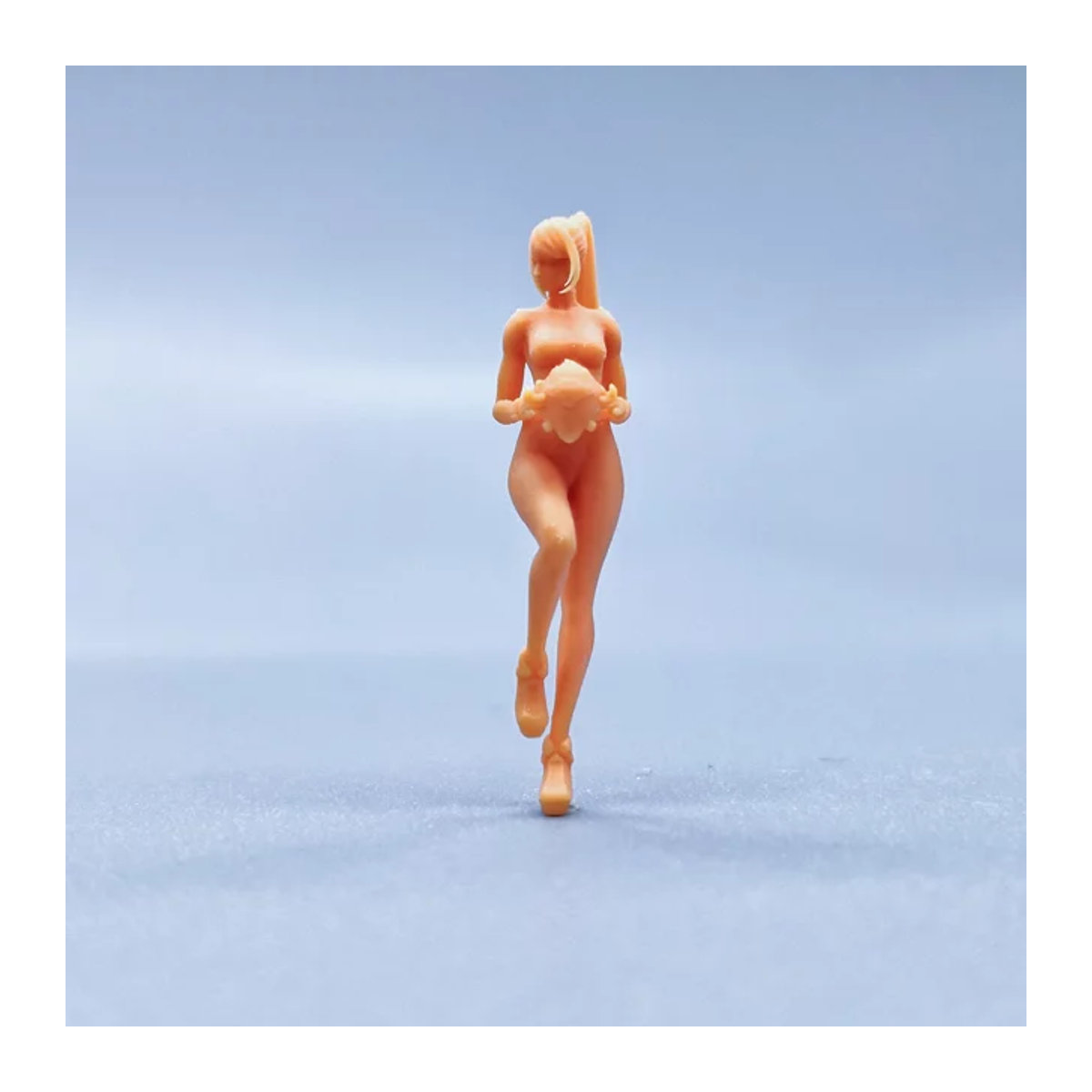 EHCMODEL Galaxie Krieger Sams Alain Mädchen Miniaturen aus Kunstharz in Orange für Diorama und Modellbau - Bild 1