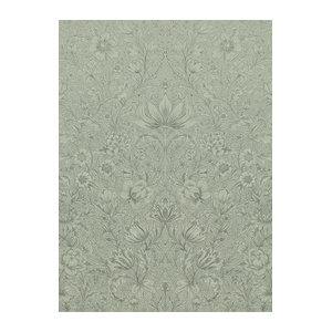 Eijffinger Mural Rosarium Sage XL Vliestapete mit floralem Vintage-Blumenmuster in Grün