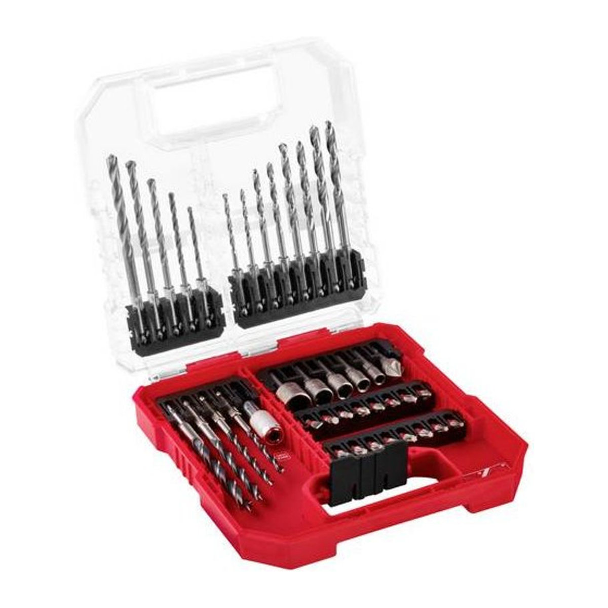 Einhell 40-teiliges Bohrer- und Bit-Sortiment für Metall, Stein und Holz inklusive Schnellwechselbithalter und Senker - Bild 1