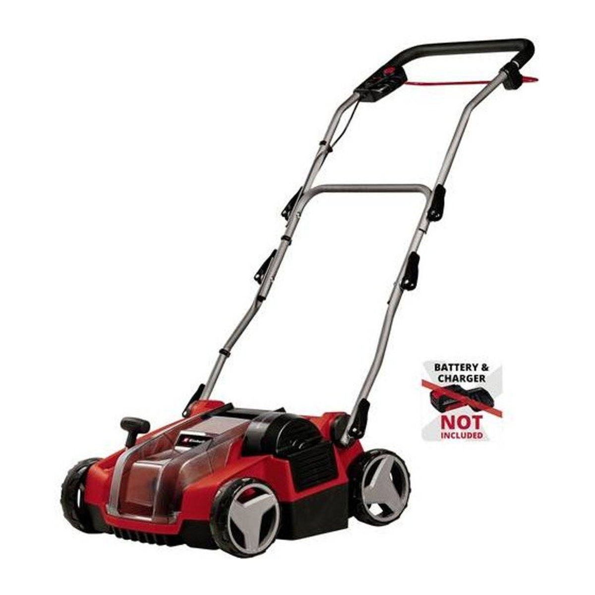 Einhell GE-SC 36/35 Li Solo Power X-Change Akku-Vertikutierer mit 35 cm Arbeitsbreite und Brushless-Motor aus Edelstahl und Kunststoff - Bild 1