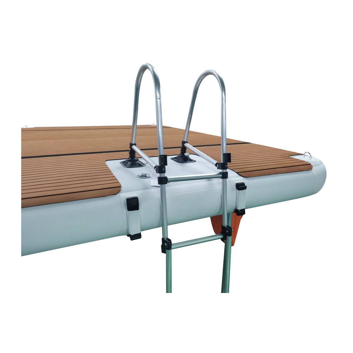 Ejia Drop Stitch PVC Aufblasbare Schwimmplattform mit Stahlleiter - Bild 2