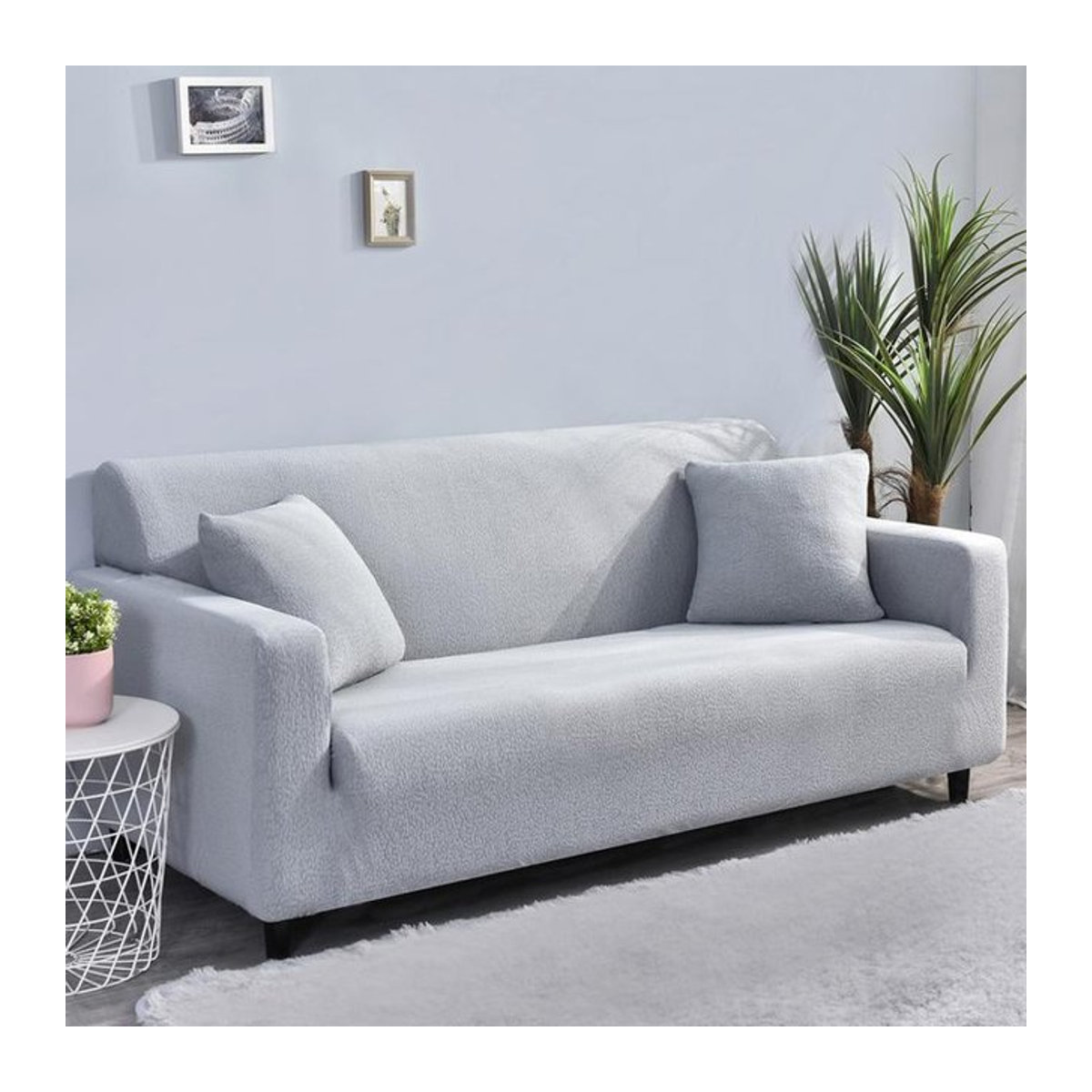 Elastischer L-förmiger Ecksofa-Bezug von Your Warm Home für das Wohnzimmer, dehnbarer Schutz für Tiefsitzende Sessel, 1 Sitzplatz (Breite: 90-130 cm) - Bild 1
