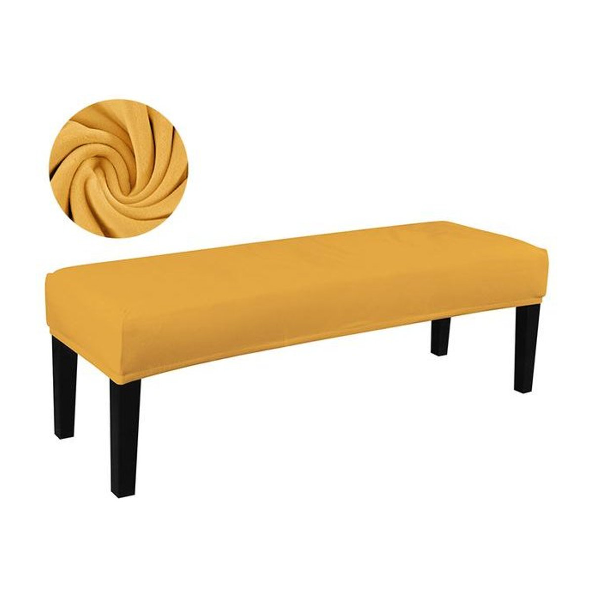 Elastischer Sitzbankbezug ohne Armlehnen von Your Warm Home, dehnbar und eng anliegend, Breite: 100-140 cm - Bild 1