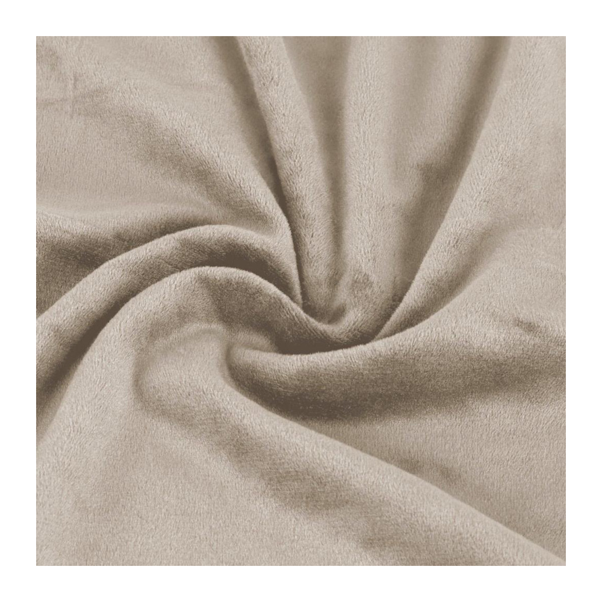 Elastischer Stuhlbezug aus Samt für skandinavische Stühle in Beige Cappuccino - Bild 2