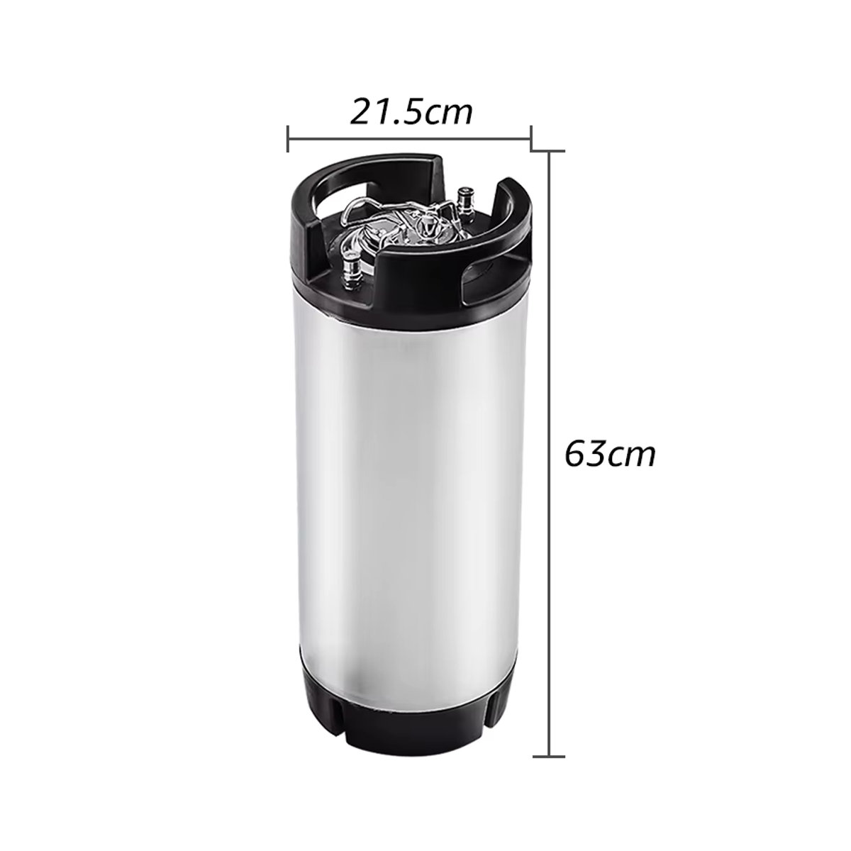 ELECQUEEN Cornelius HomeBrew Fass aus Edelstahl mit 19 l Fassungsvermögen und Ball Lock Verbindung zum Stapeln - Bild 2