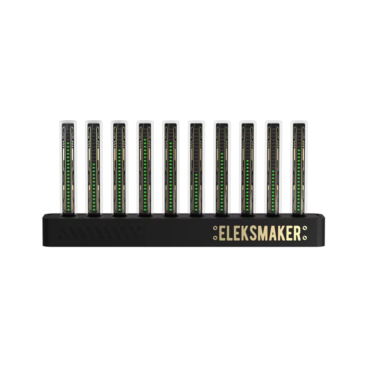 EleksMaker T10 Retro Glow Tube Musik Spektrometer als Desktop Ornament in Schwarz - Bild 2