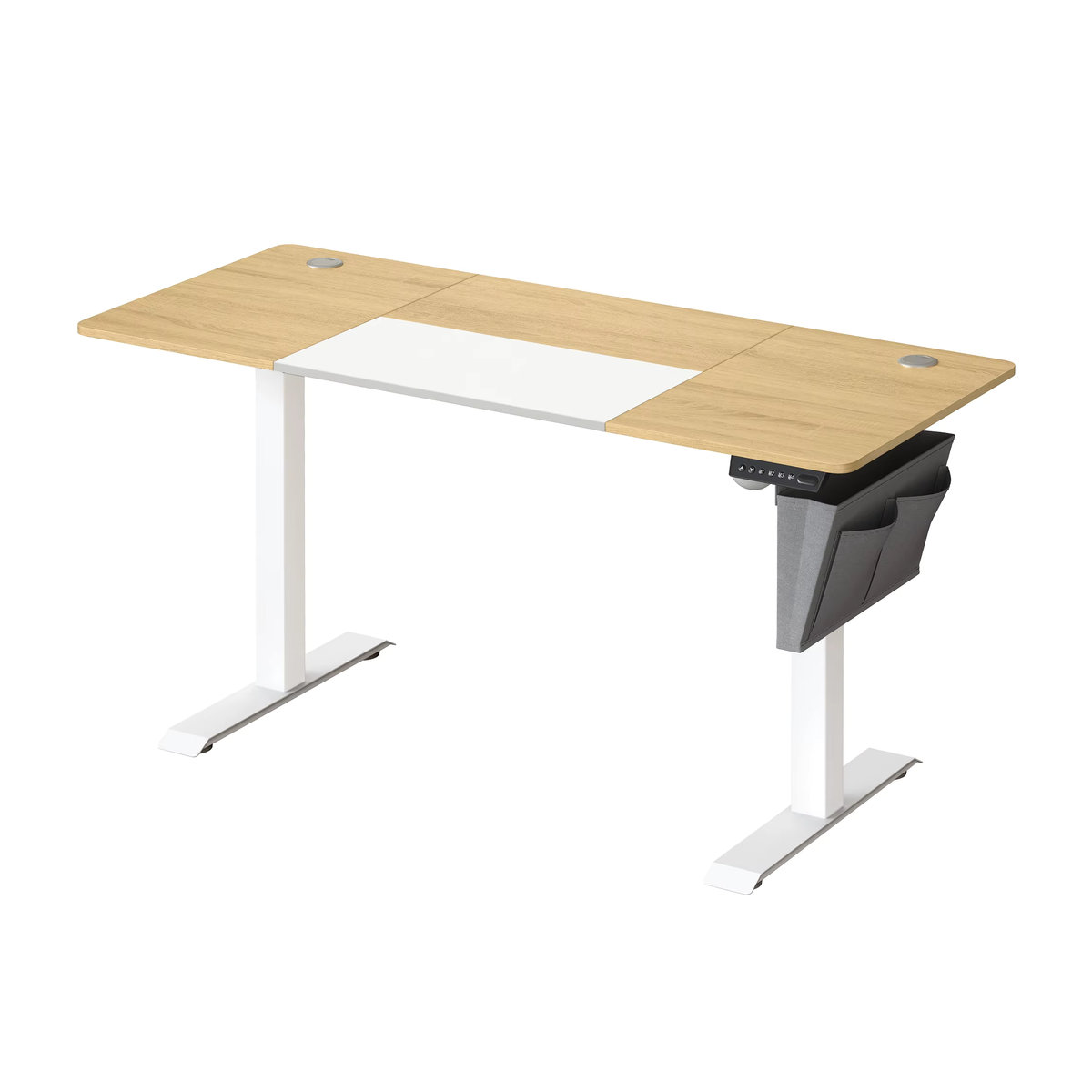 Elektrisch höhenverstellbarer Schreibtisch von SONGMICS in Schwarz, stufenlos verstellbar, modern, B/T/H: 140 x 60 x 72-120 cm - Bild 2