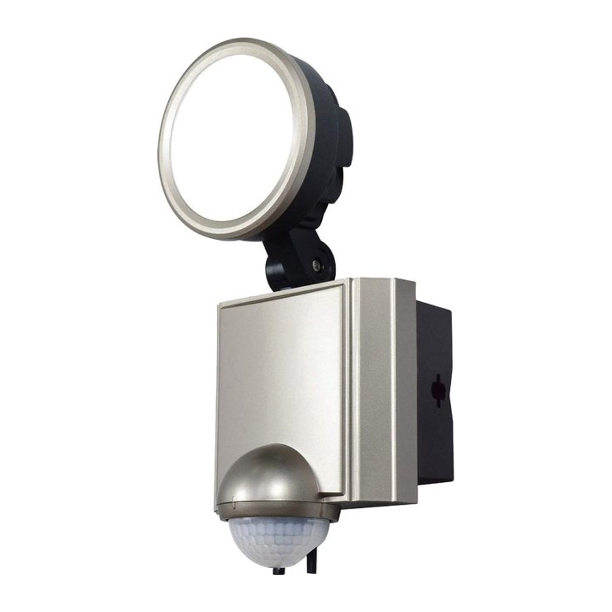 ELPA LED Sensorlicht Weiß ESL-SS1001AC für den Außenbereich, 10W, IPX4, B/T/H: 14,5 x 18 x 11,5 cm - Bild 1