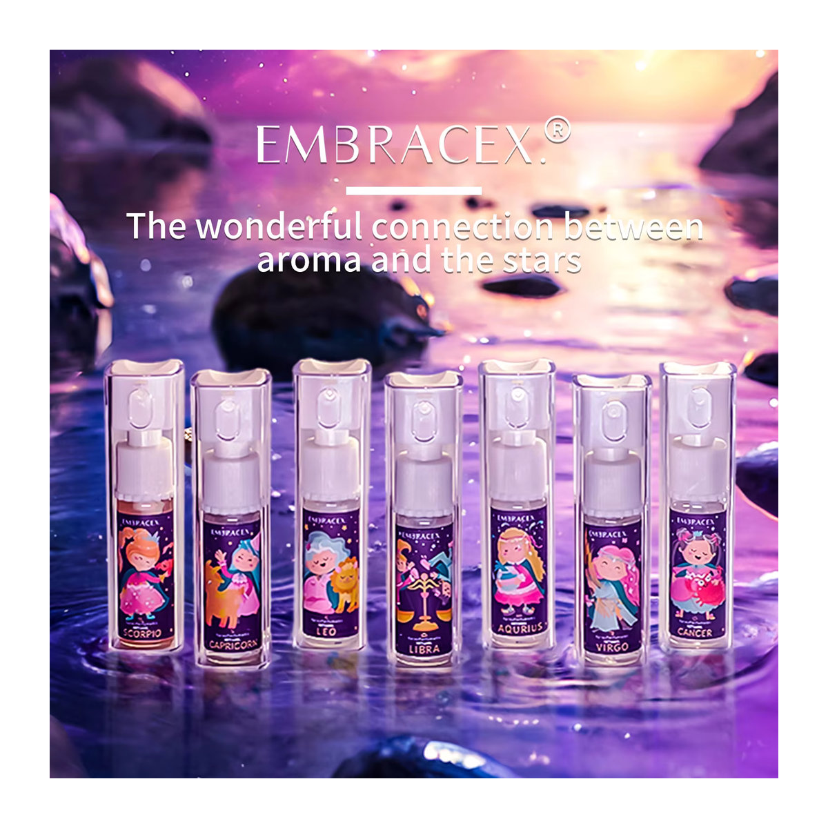 EMBRACEX Krebsspray Parfüm mit aromatischen ätherischen Ölen und 12 Sternzeichen für Damen, 10 ml - Bild 3