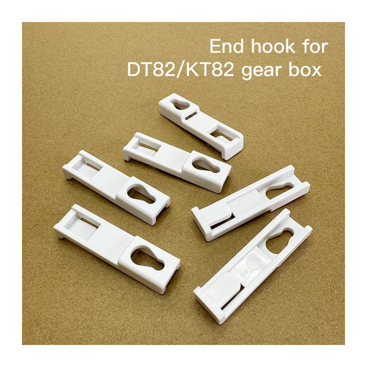 Endhaken für DT82/KT82-Getriebe für Hakenvorhänge und S-Wave-Vorhänge, elektrisches Vorhangzubehör - Bild 1