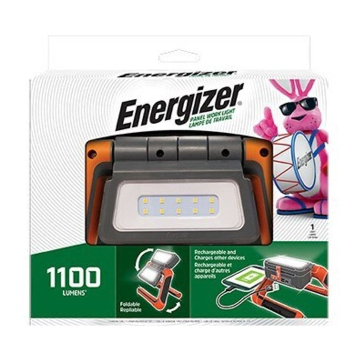 Energizer P.1100 Tragbarer Baustellenstrahler, Wiederaufladbar und Faltbar - Bild 1