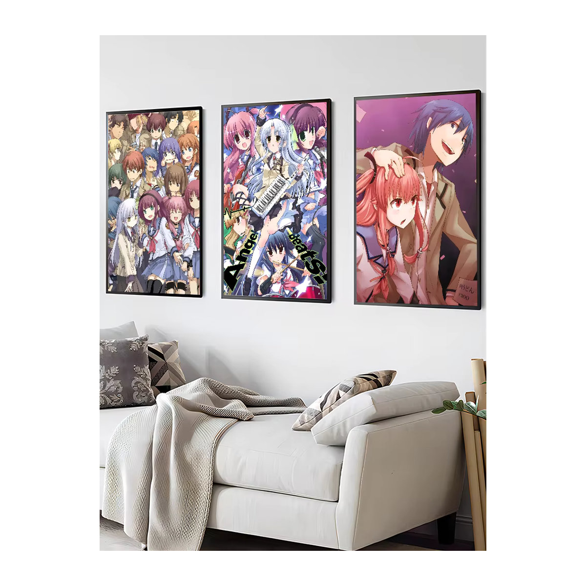Engel schlägt Kunstposter aus Papier in Multicolor für Wohnzimmer und Café zur Wandmontage - Bild 5