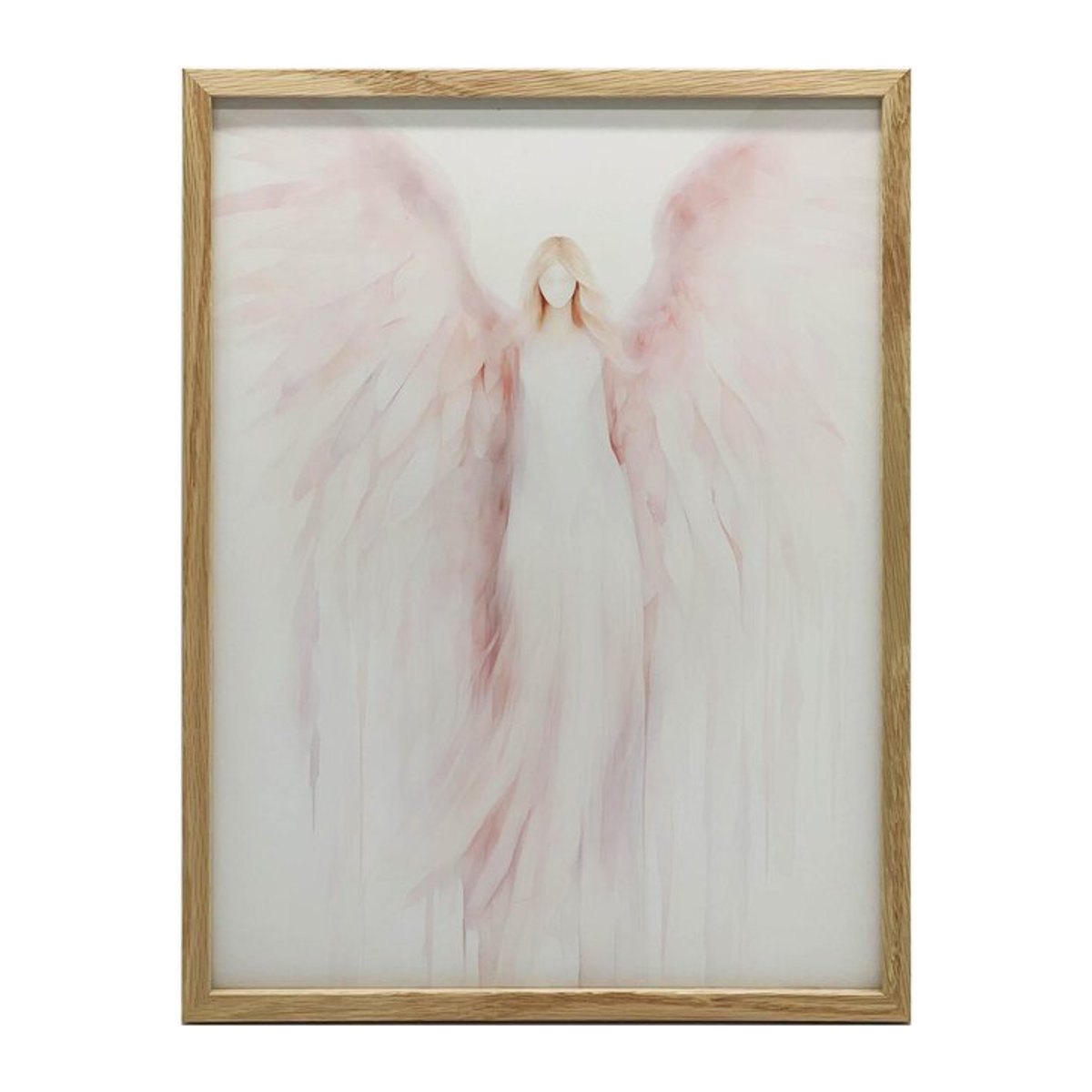 Engelhafte Schönheit in Rosa Premium-Leinwand von iKable, Breite: 30 cm, Höhe: 40 cm - Bild 1