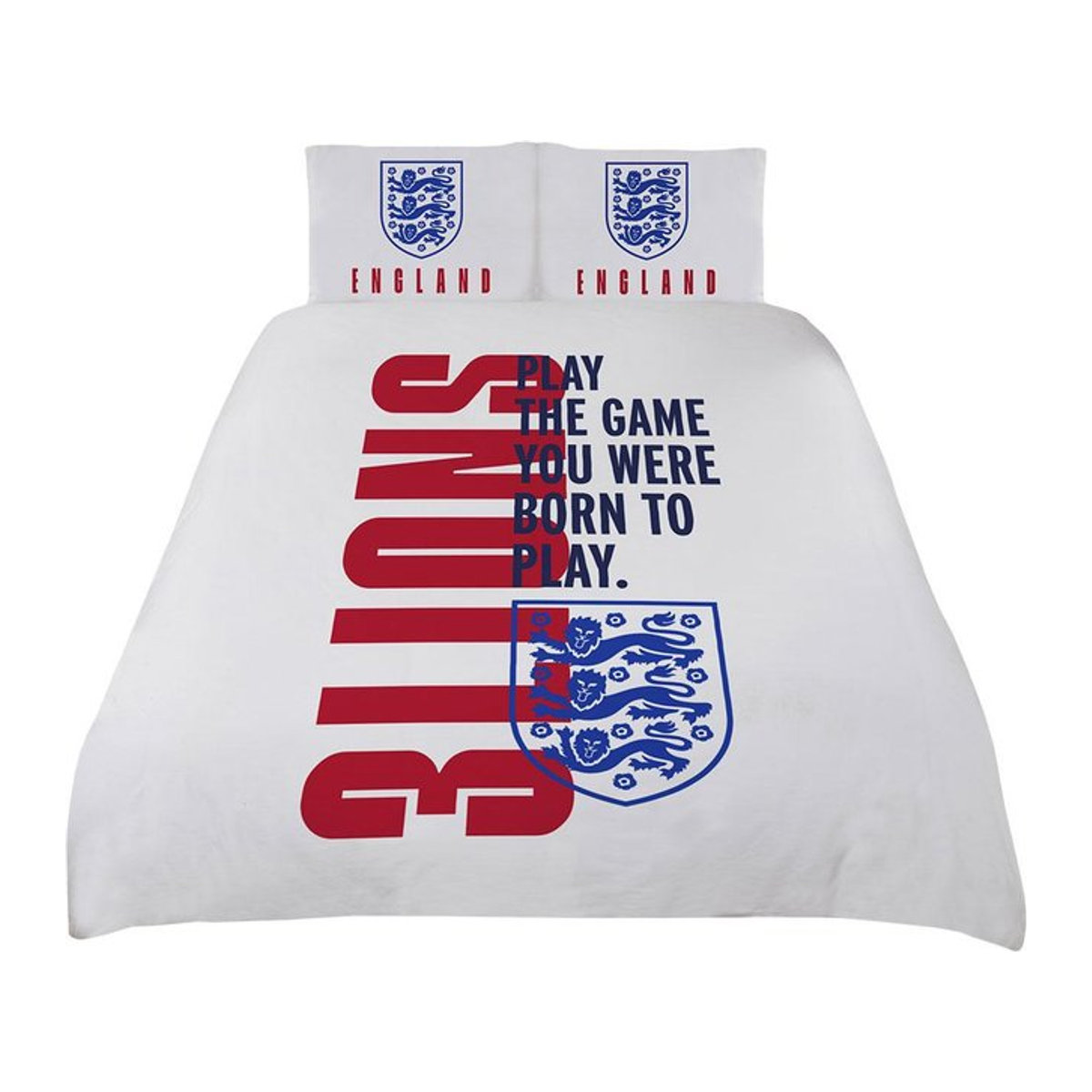 England FA 3 Lions Bettbezug-Set Single von Popper - Bild 1