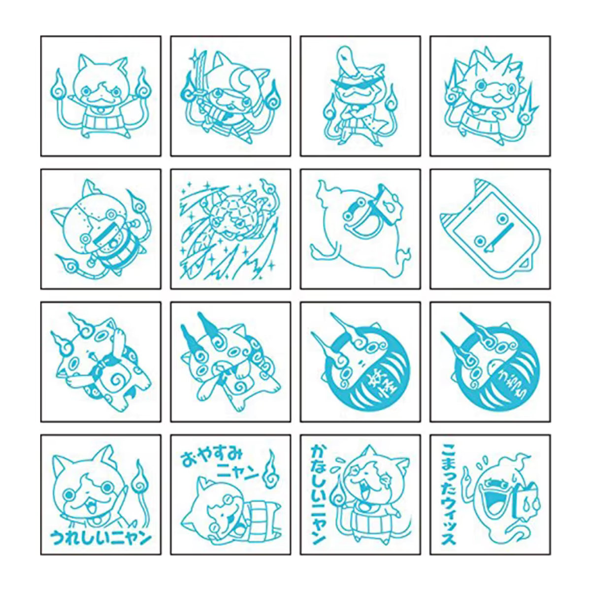 Ensky Yo-Kai-Uhr Tsuchinoko TMU-30 Jibanyan Kumkum 2er-Serie Figuren aus Kunststoff, mehrfarbig - Bild 2