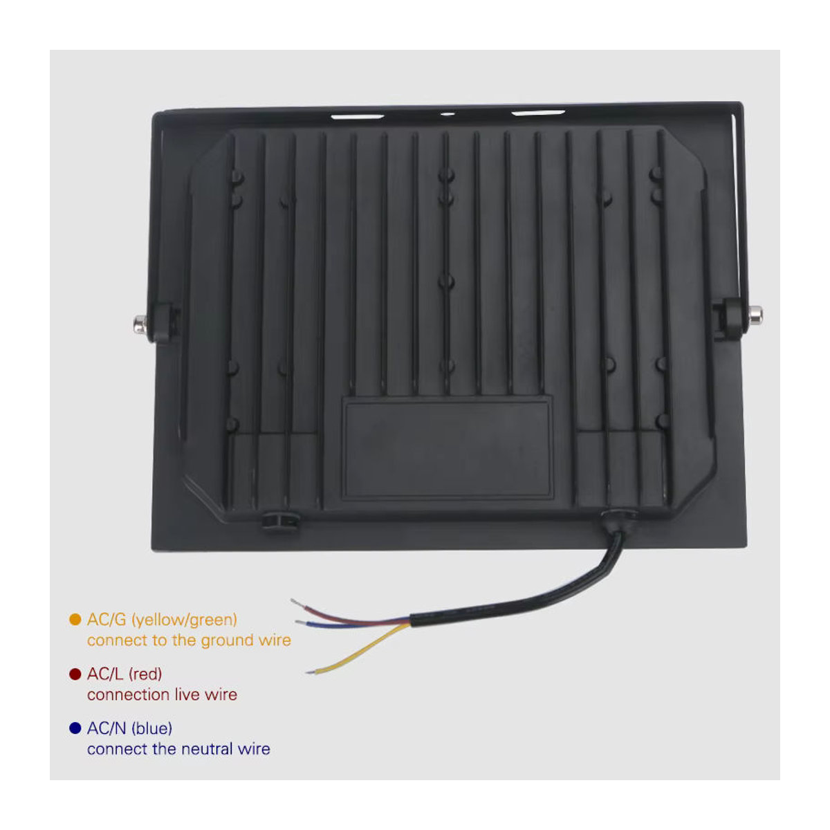 EnwYe LED Außenstrahler IP66 Wasserdicht Schwarz Modern - Bild 3