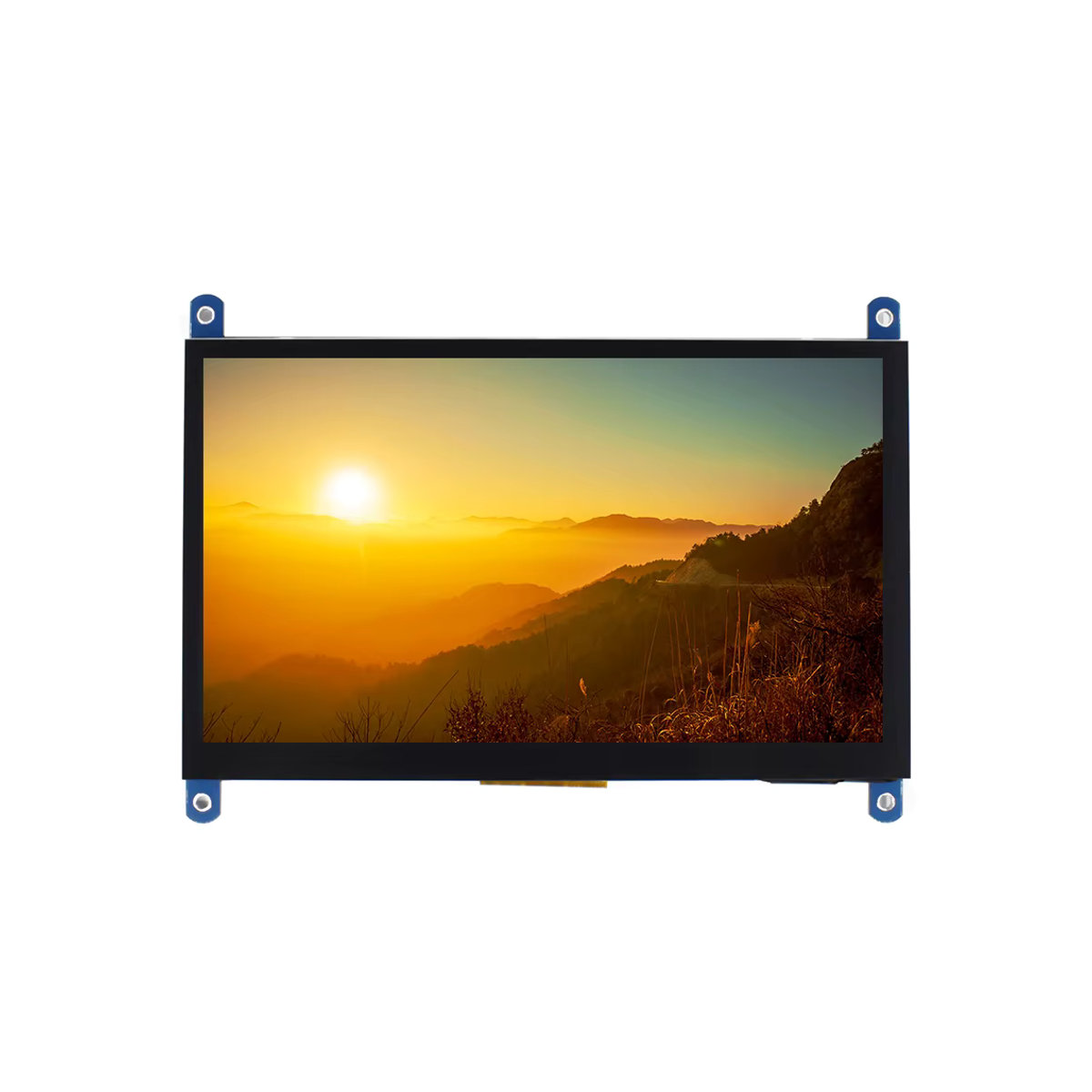 EQV 7 Zoll TFT LCD Modul mit kapazitivem Touchscreen, IPS Display, 1024 x 600 Pixel, Schwarz, für Raspberry Pi 3 B/4B - Bild 3