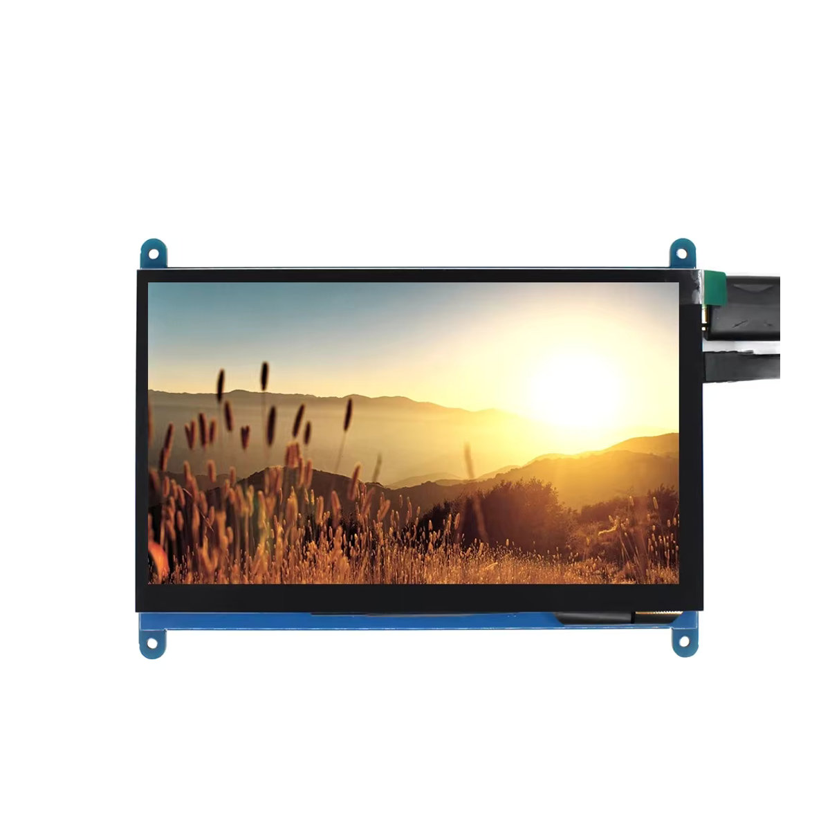 EQV 7 Zoll TFT LCD Modul mit kapazitivem Touchscreen, IPS Display, 1024 x 600 Pixel, Schwarz, für Raspberry Pi 3 B/4B - Bild 7