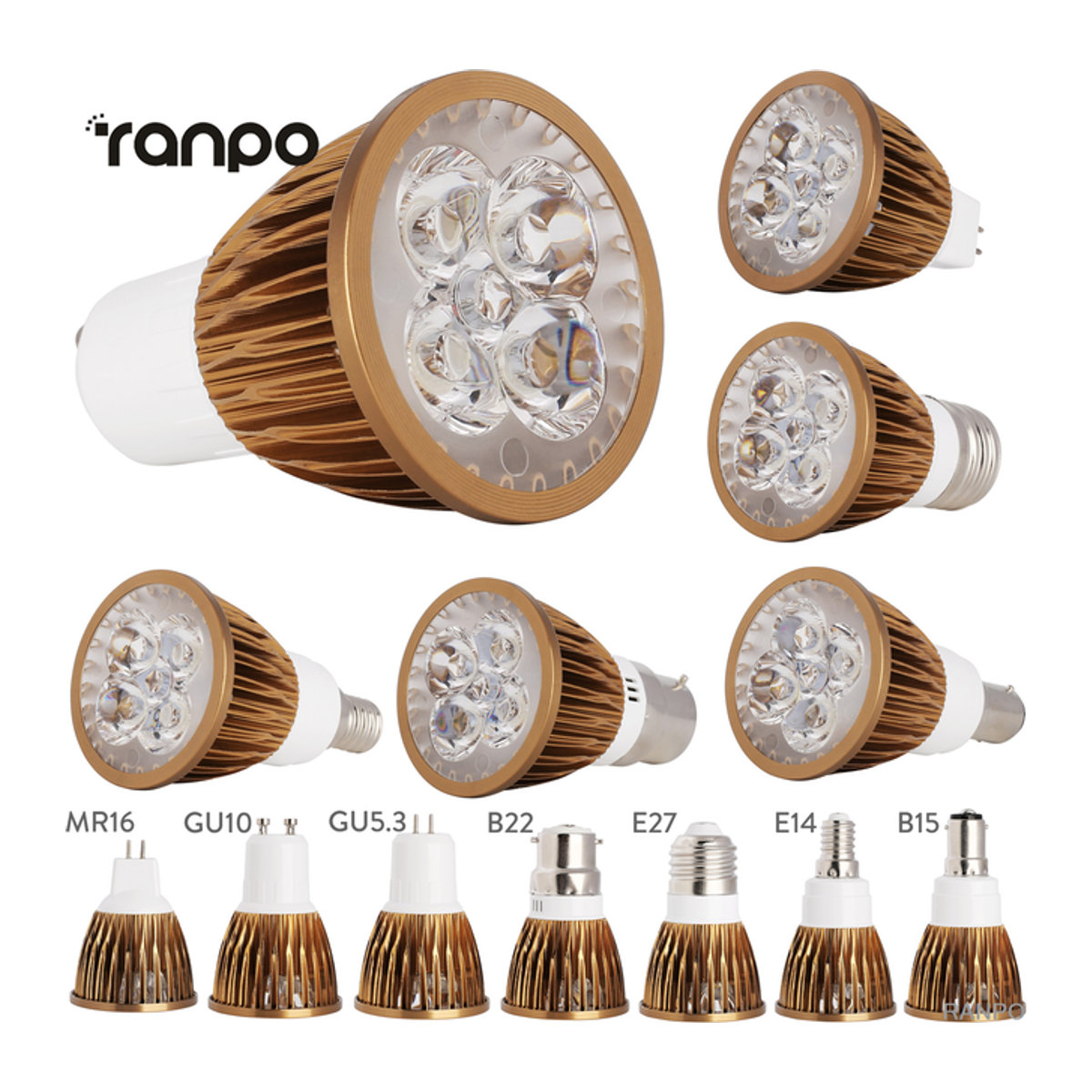 ERANPO Dimmbare LED Strahler Lampe in Neutralweiß für Home Office und Zuhause - Bild 1