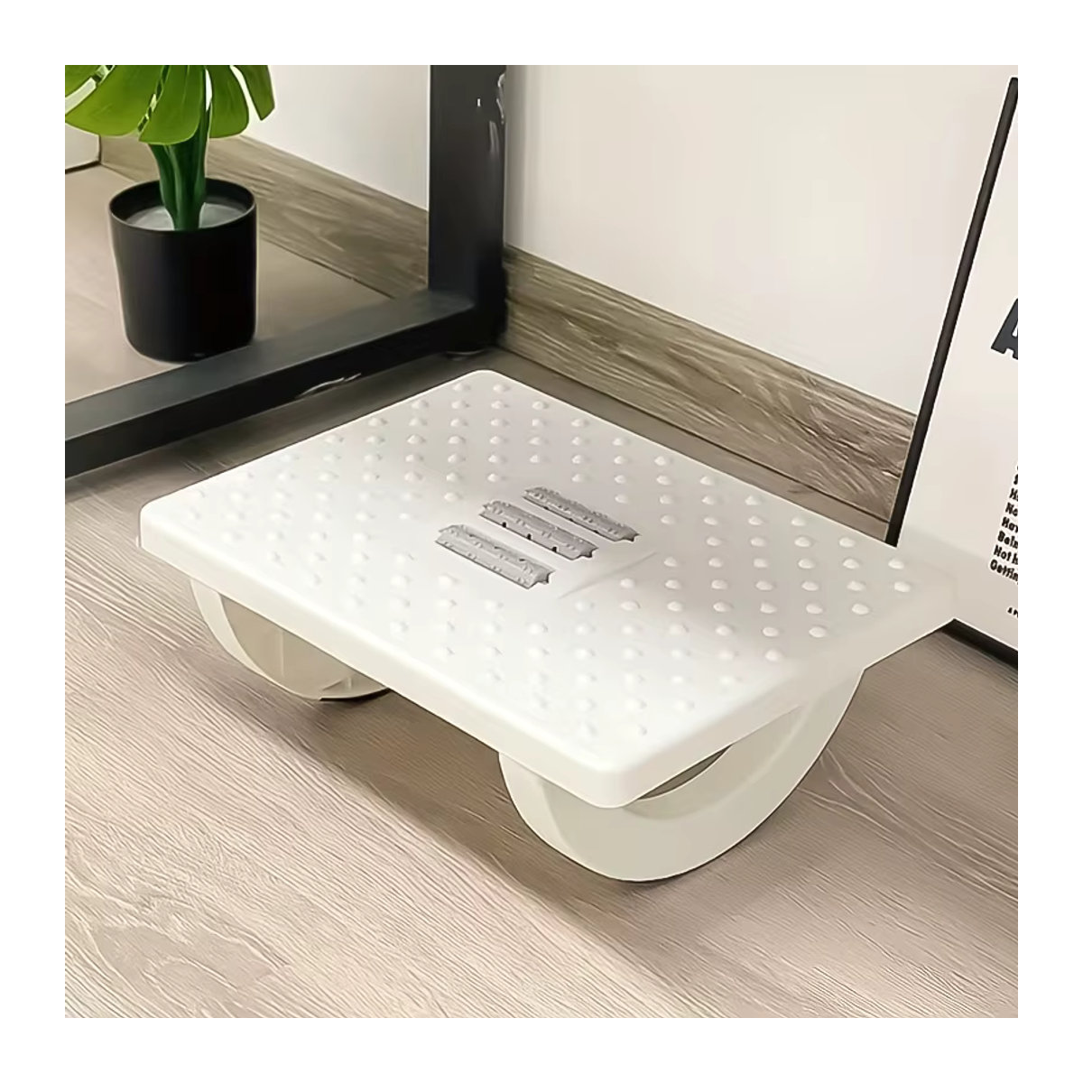 Ergonomische Fußstütze DUTRIEUX als Tritthocker unter dem Schreibtisch in Schwarz - Bild 4