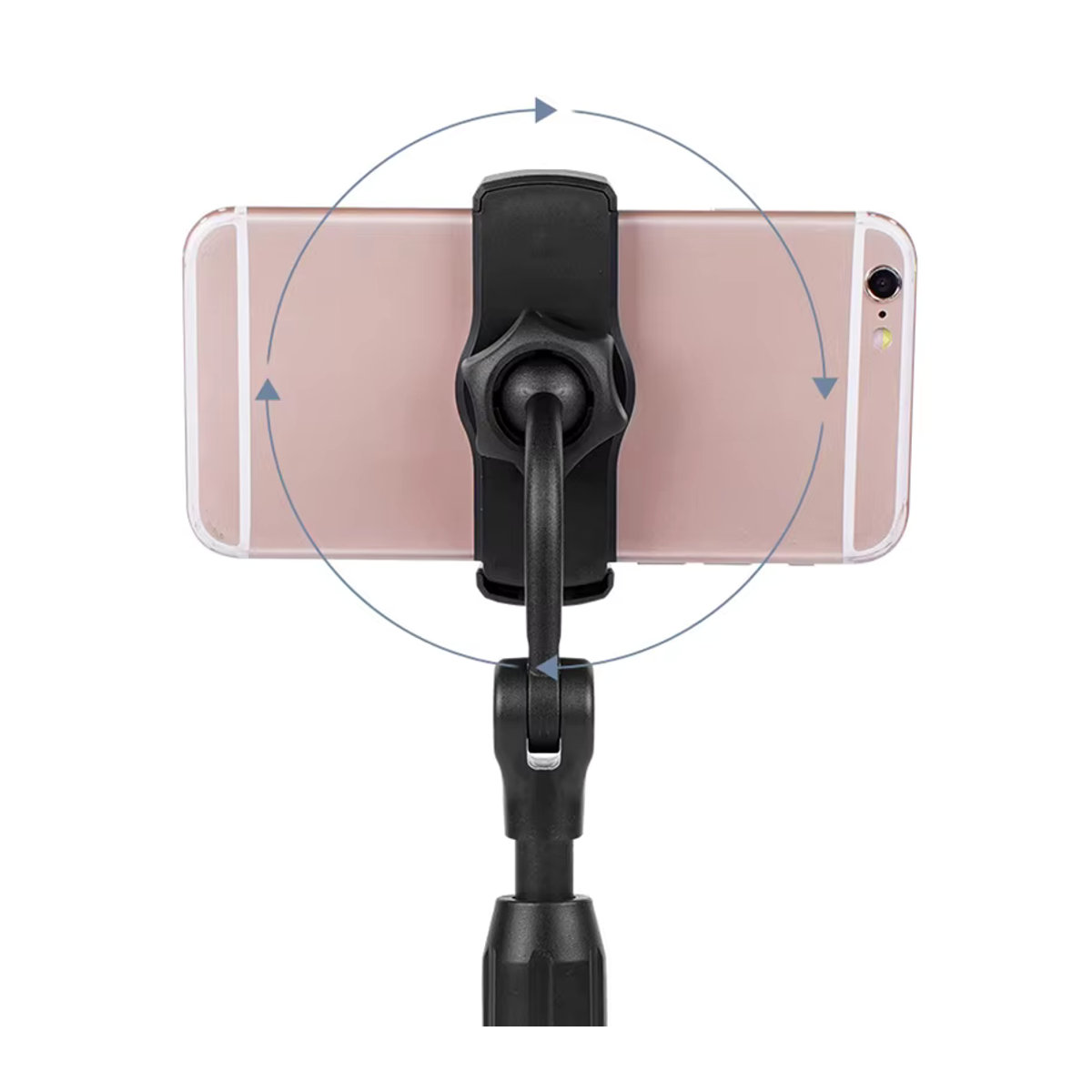 ERIKOLE Desktop-Stativ für Smartphone und iPhone mit Handyhalterung, Dreibein-Ständer in Schwarz - Bild 3