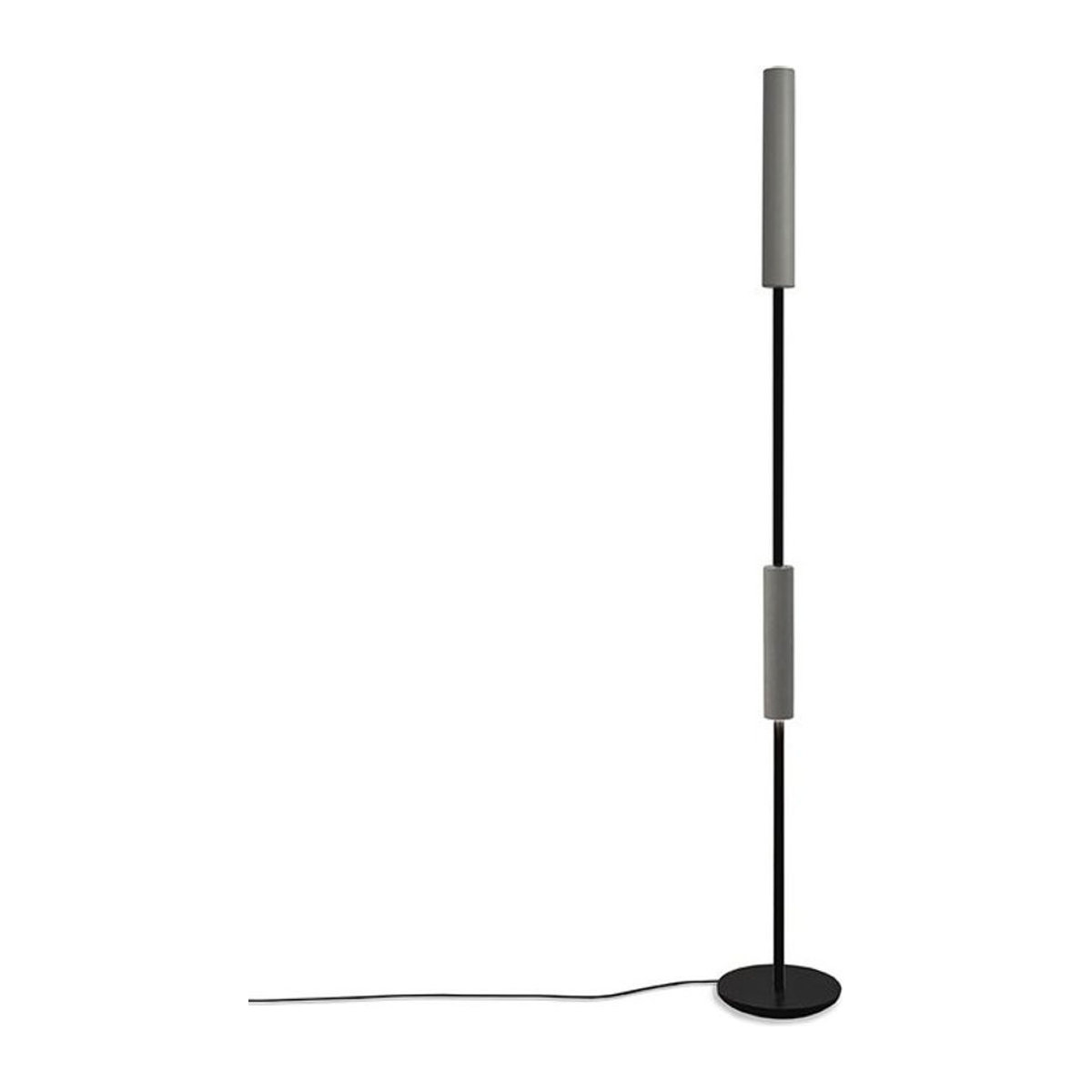 Escale Passion LED-Deckenfluter in Schwarz und Alu mit Dim2Warm Funktion, modern und minimalistisch, Höhe: 180 cm - Bild 1