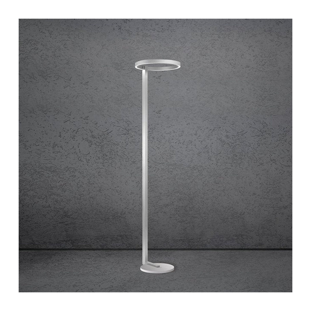 Escale Select Midnight LED-Deckenfluter aus geschliffenem Aluminium in Silber - Bild 1