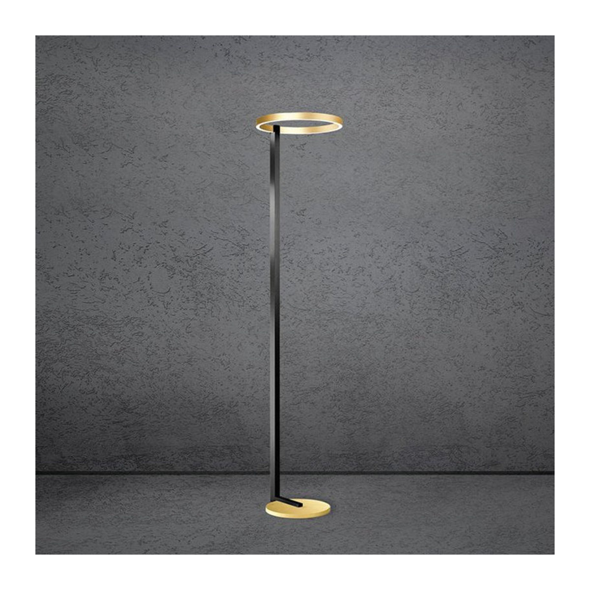 Escale Select Midnight LED-Deckenfluter Modern in Schwarz und Gold - Bild 1