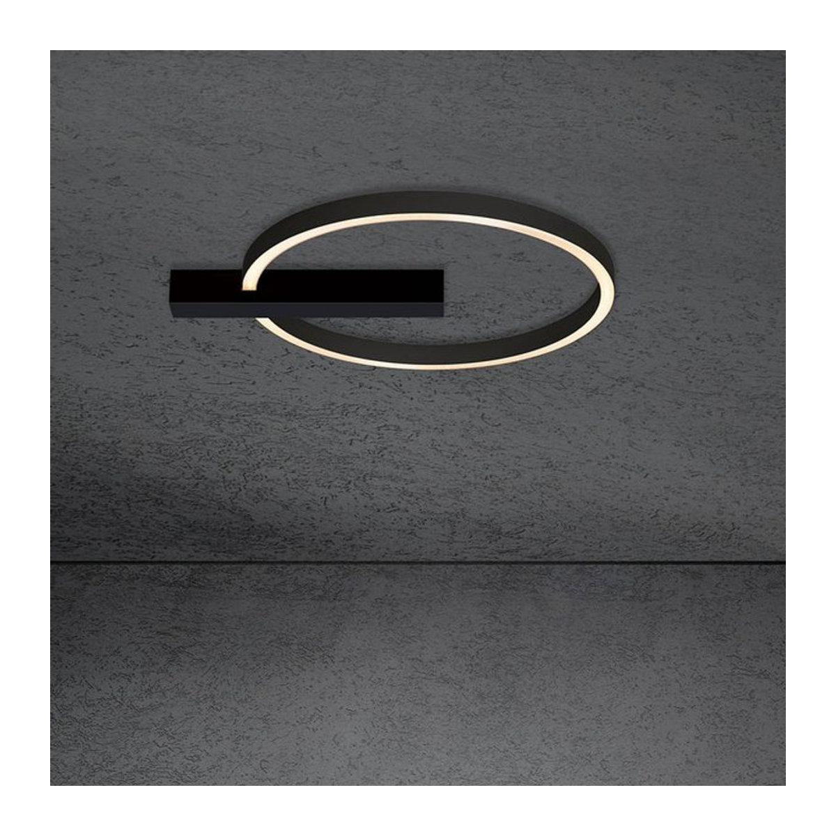 Escale Select Midnight LED-Deckenleuchte in Schwarz und Anthrazit mit warmweißem Licht - Bild 1