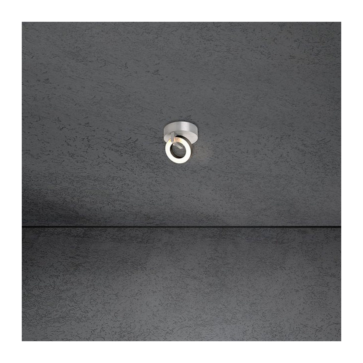 Escale Select Midnight LED-Deckenstrahler 1-flammig, Aluminium geschliffen und Anthrazit - Bild 1