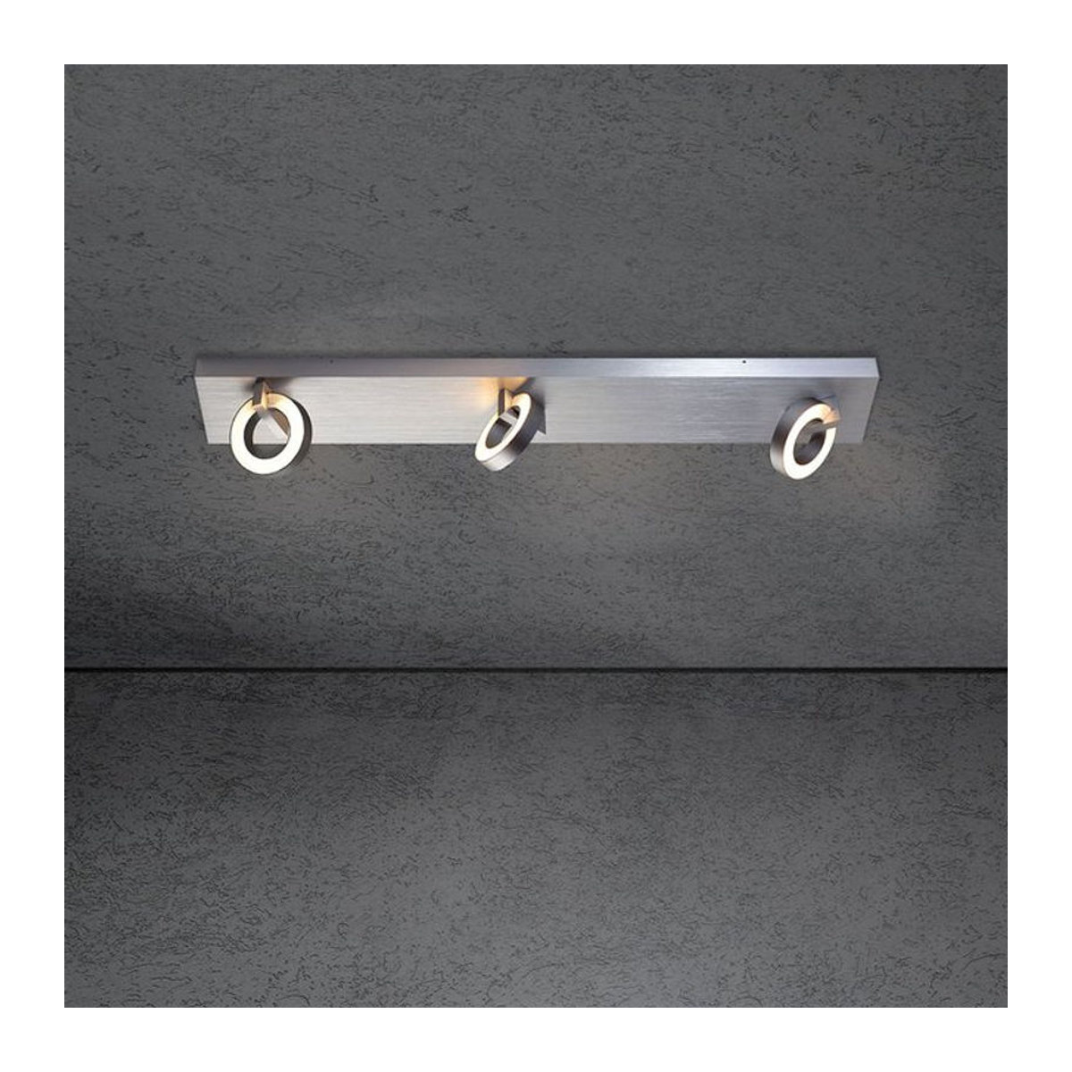 Escale Select Midnight LED-Deckenstrahler 3-flammig in Anthrazit mit Aluminiumgehäuse geschliffen - Bild 1
