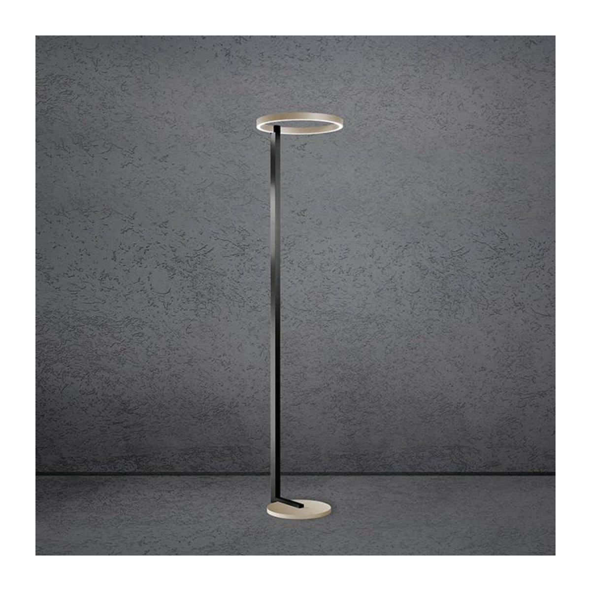 Escale Select Midnight LED-Stehleuchte Deckenfluter in Schwarz und Taupe - Bild 1