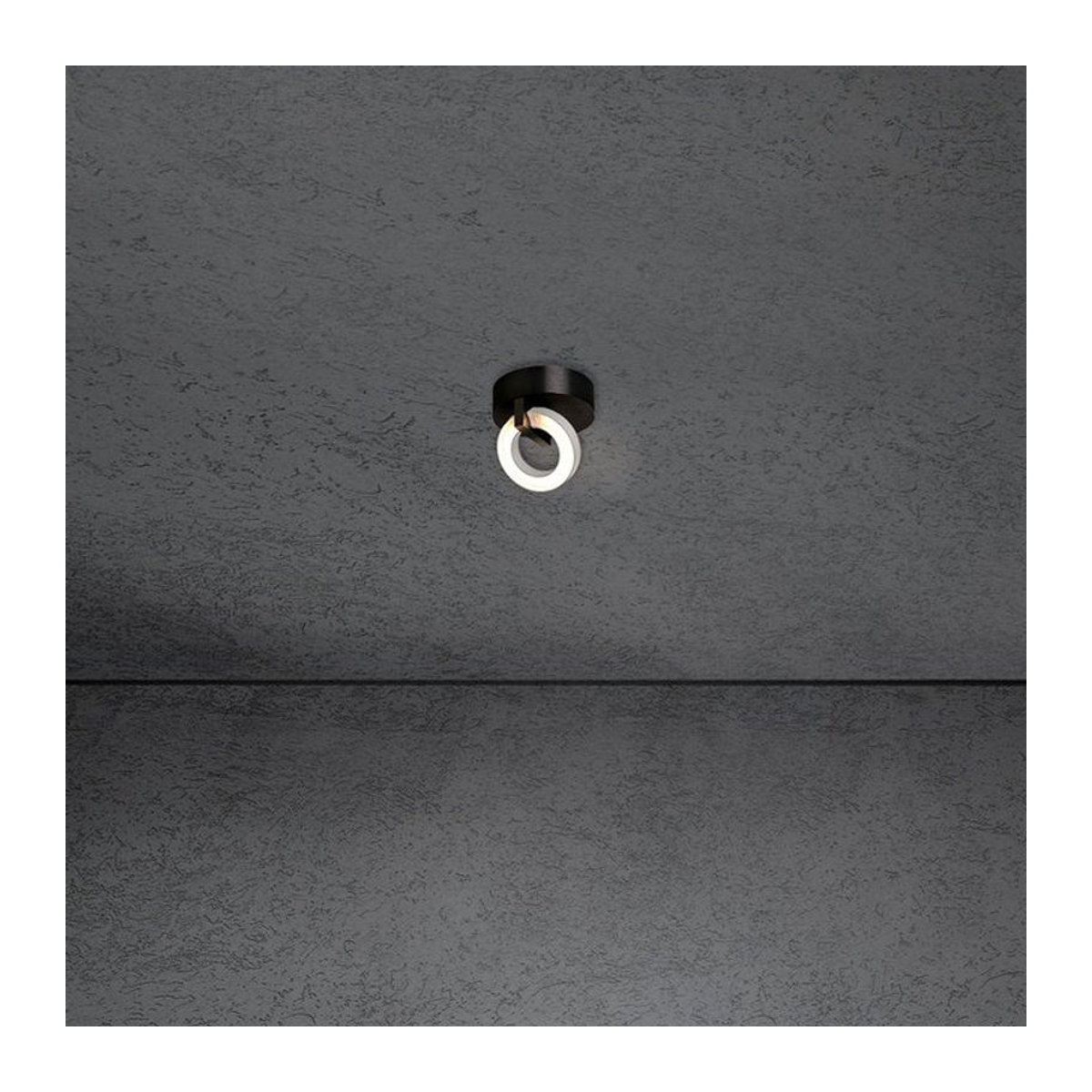 Escale Select Midnight Spot LED-Deckenstrahler 1-flammig in Schwarz mit Aluminium-Kopf - Bild 1