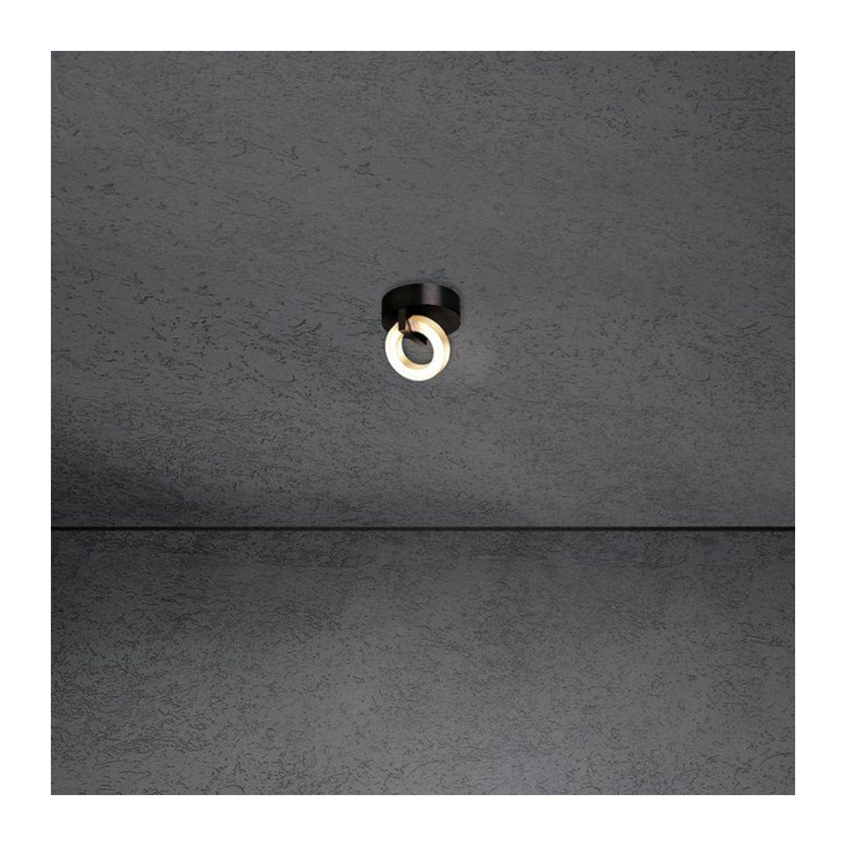 Escale Select Midnight Spot LED-Deckenstrahler 1-flammig in Schwarz und Gold - Bild 1