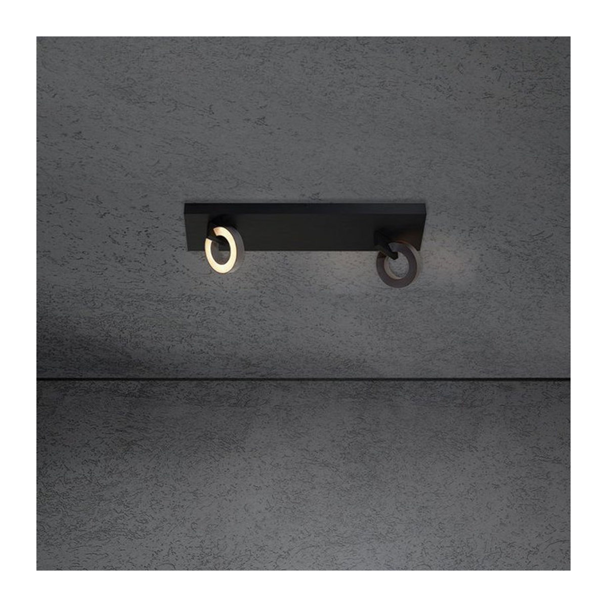 Escale Select Midnight Spot LED-Deckenstrahler 2-flammig in Schwarz und Anthrazit - Bild 1