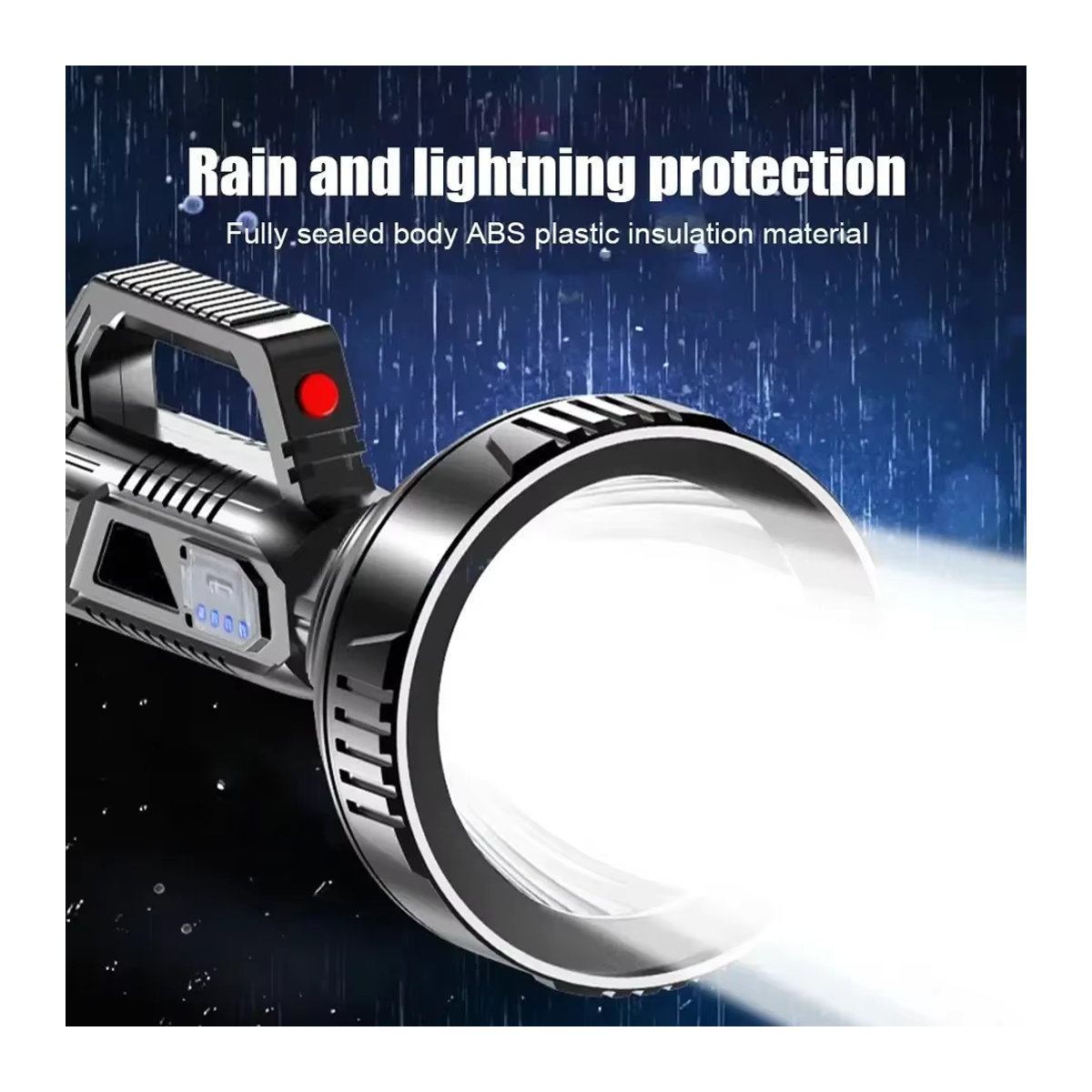 ESMARTER High Power LED Taschenlampe USB aufladbar und wasserdicht für Camping und Angeln - Bild 5