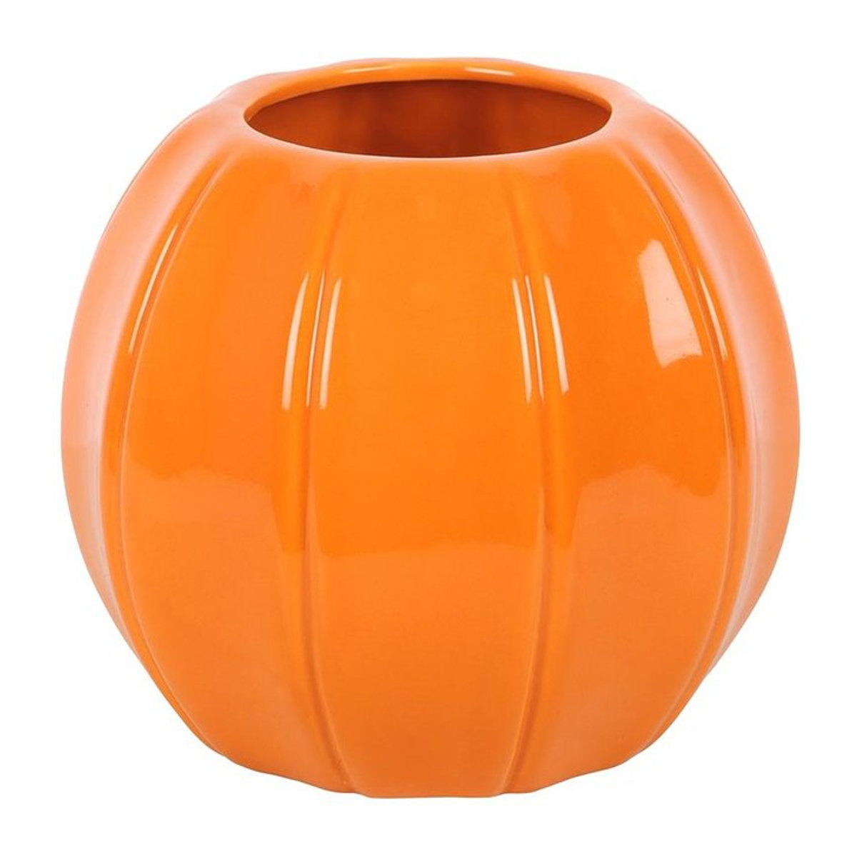 Etwas Anderes Kürbisvase aus Keramik in Orange für Herbst und Halloween - Bild 1
