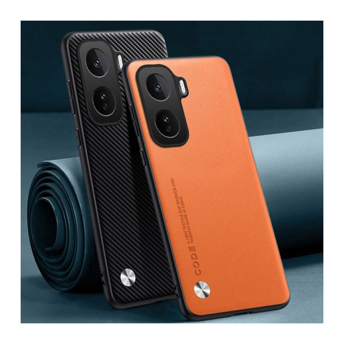 EUCAGR Luxus PU Leder Handyhülle für Vivo iQOO Neo 11 in Lila mit Silikon Stoßfestem Vollschutz - Bild 1