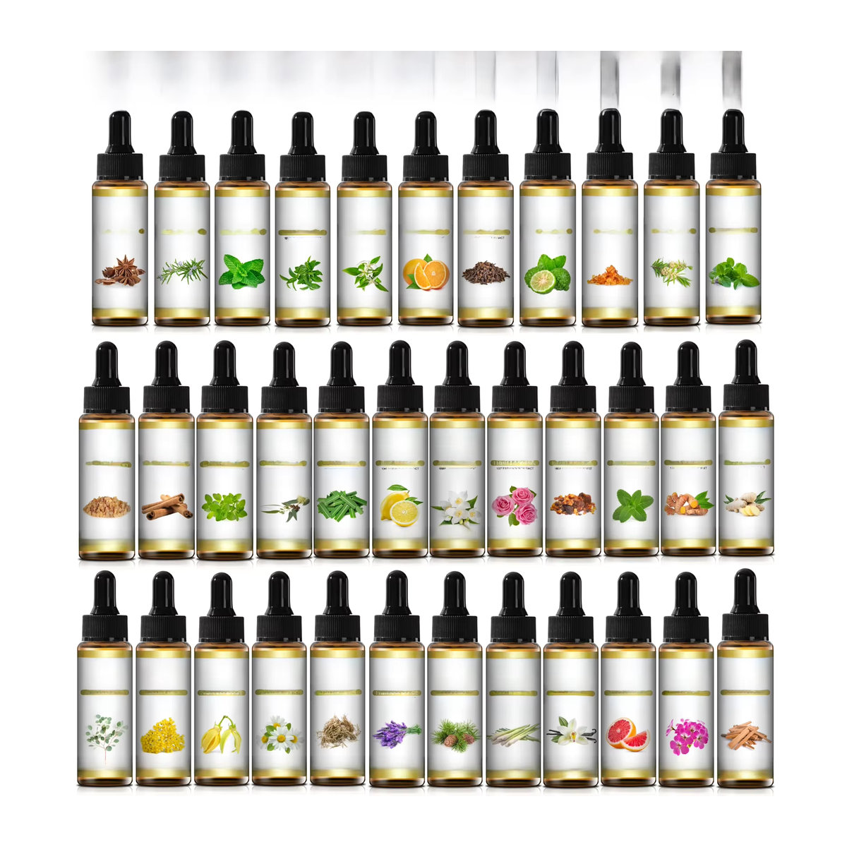 EUQEE Ätherische Öle Set mit Tropfer, Natürliche Pflanzenöle für Diffusor: Lavendel, Minze, Jasmin, Eukalyptus und Neroli, 10 ml pro Flasche - Bild 4