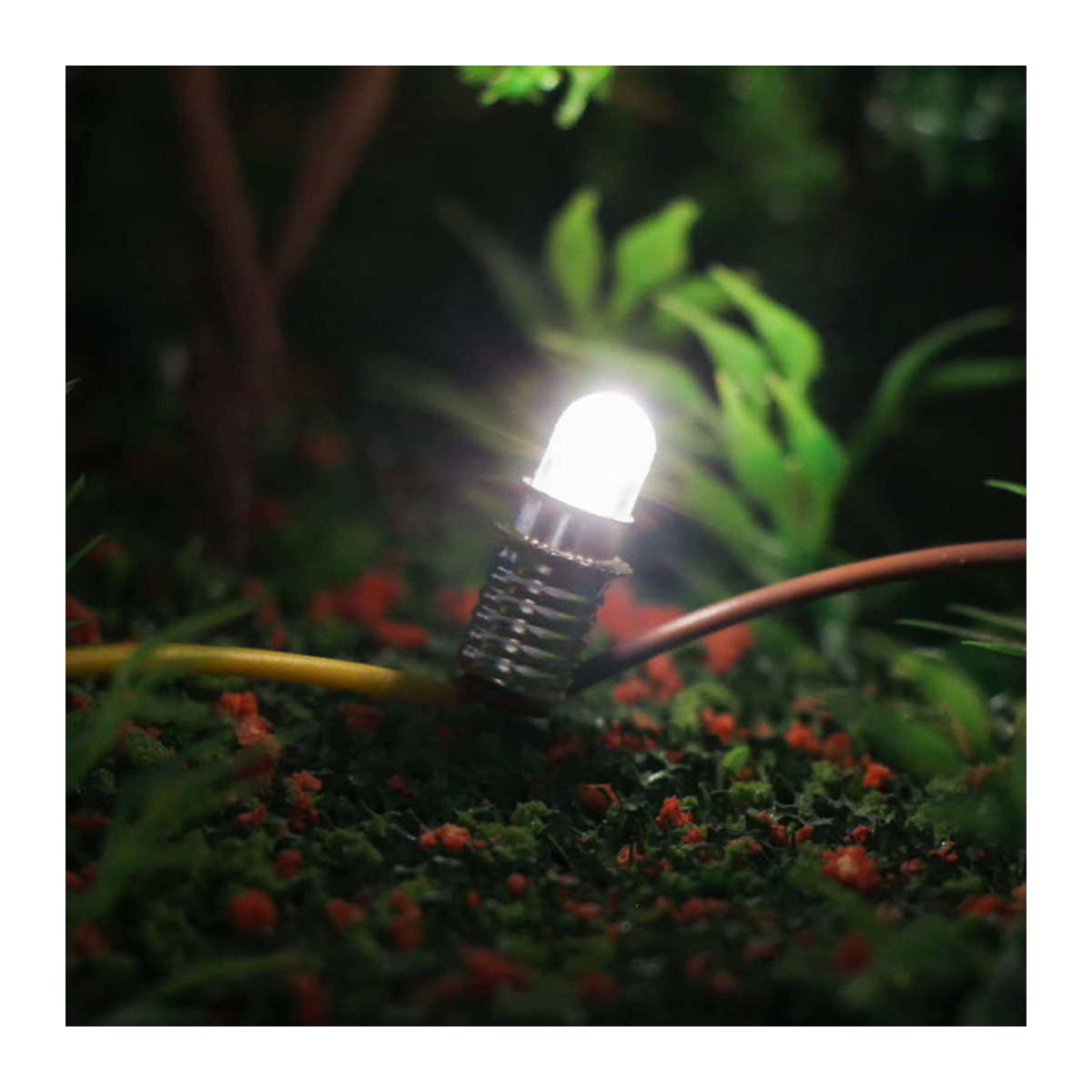 Evemodel 10 Stück warmweiße E5 E5,5 LED Schraubbirnen für HO/TT/N Skala E505 - Bild 3