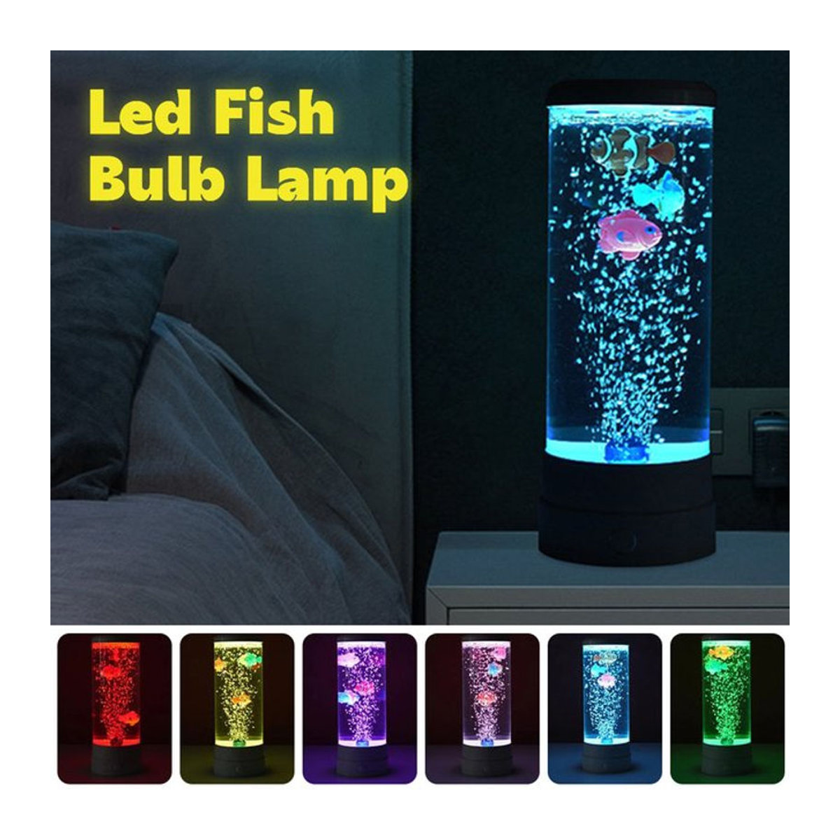 Everso LED Fish Lamp Kit mit Farbwechsel für Aquarium und Dekoration, Bunt, Modern - Bild 1