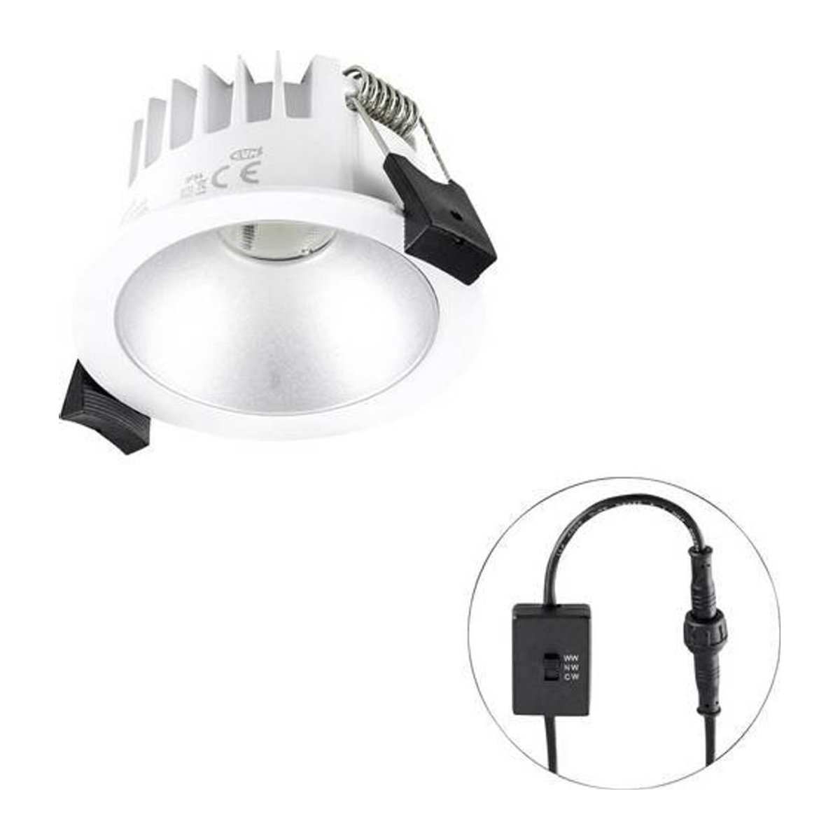 EVN LED-Einbauleuchte C54N06011425 Einbaustrahler in Weiß mit 6W - Bild 1