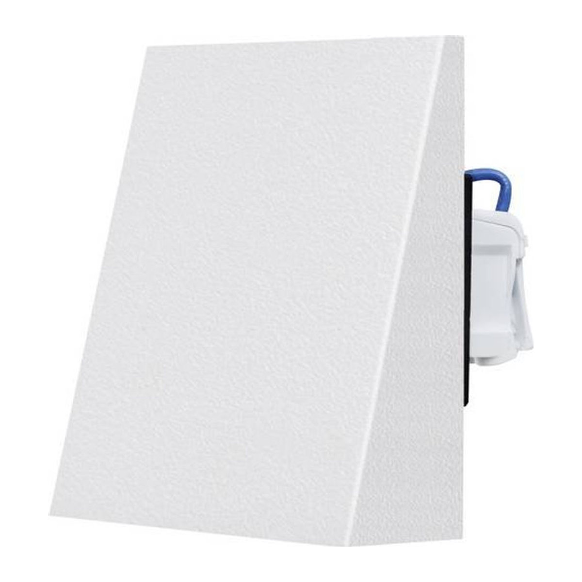 EVN LQ41840WK LED-Wandeinbauleuchte in Weiß mit Edelstahl-Elementen und minimalistischem Design - Bild 1