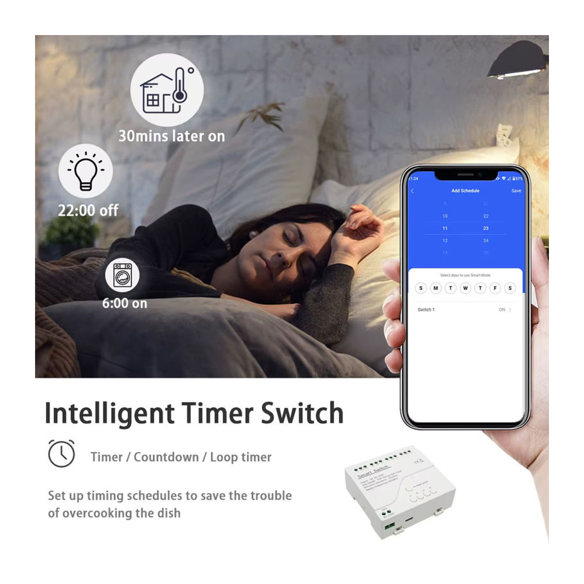 eWeLink Smart Wifi Switch Modul 4 Kanäle Relais in Weiß für Alexa und Google Home - Bild 6