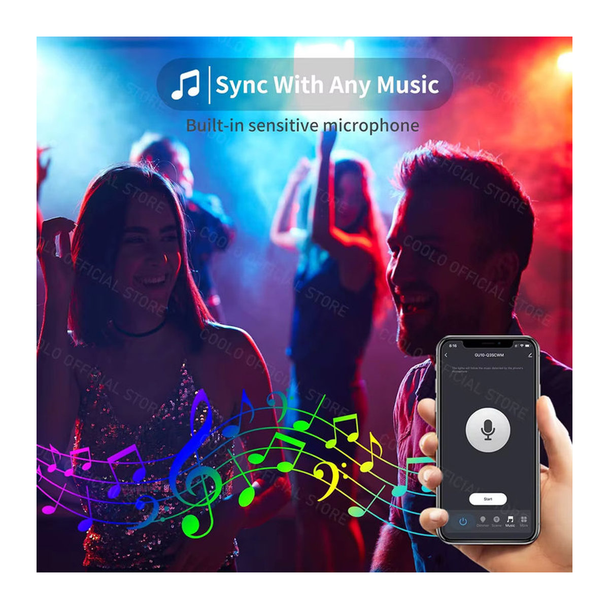 Ewelink Zigbee Smart LED-Lampe GU10 RGB dimmbar kompatibel mit Alexa Google und Smartthings - Bild 5