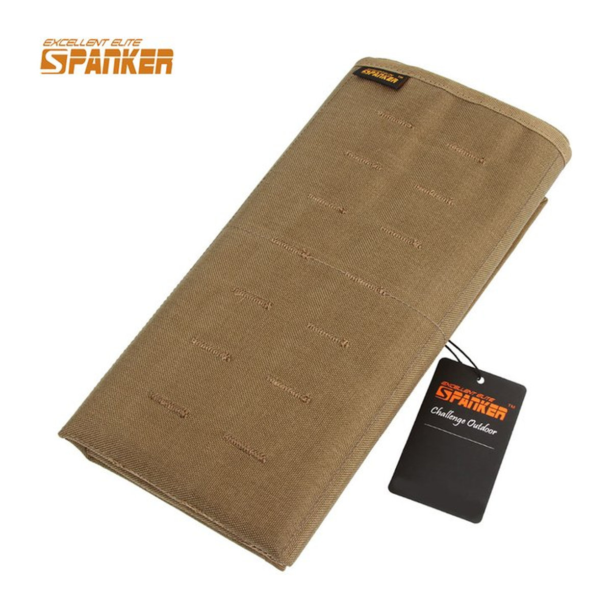 EXCELLENT ELITE SPANKER Taktisches Abzeichenbrett als zusammenklappbarer Aufkleberhalter und Wanddisplay in Schwarz oder Beige - Bild 1