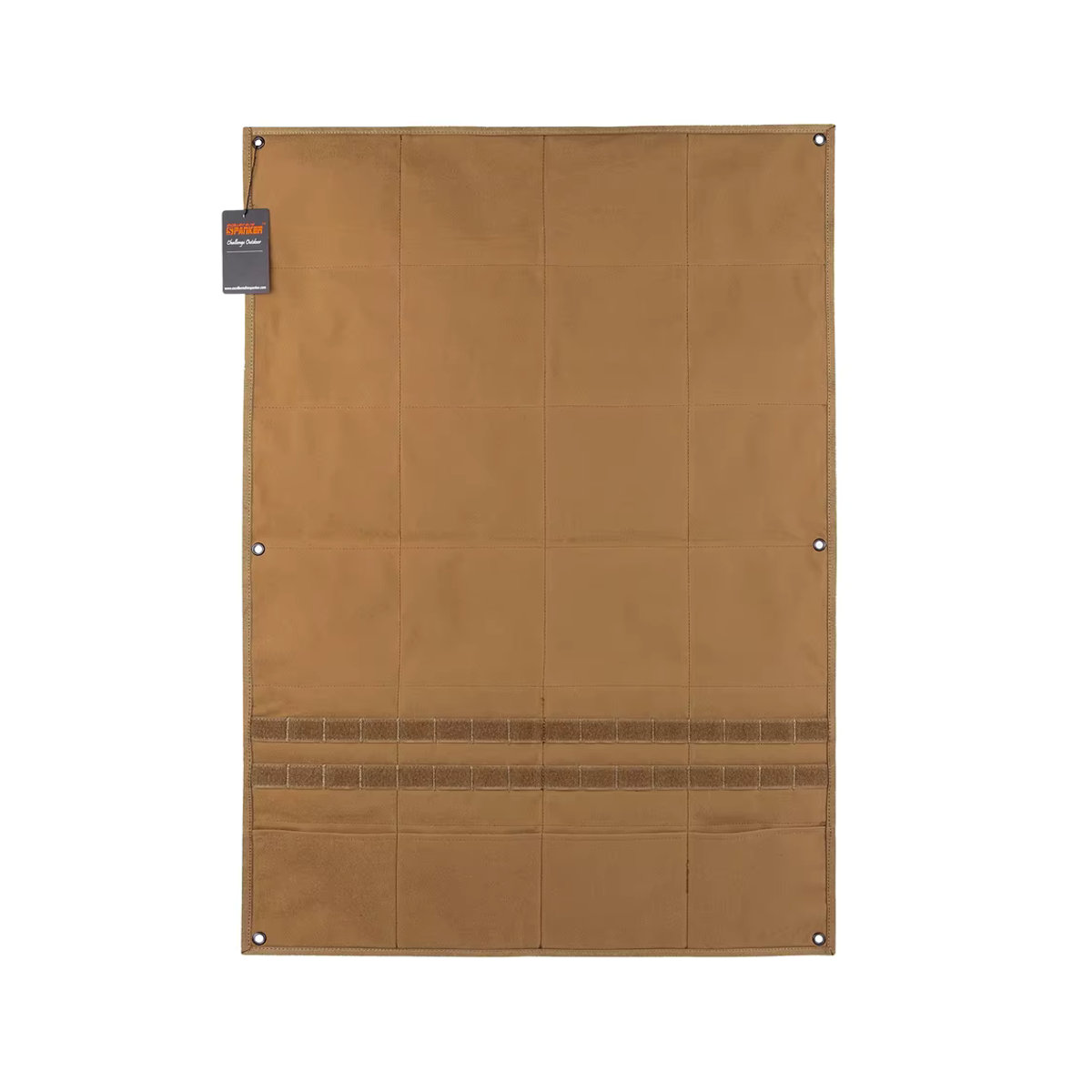 EXCELLENT ELITE SPANKER Taktisches Abzeichenbrett als zusammenklappbarer Aufkleberhalter und Wanddisplay in Schwarz oder Beige - Bild 3