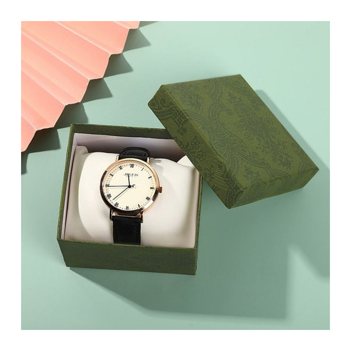Exklusive Uhren-Geschenkbox als luxuriöses Display-Gehäuse für Armbanduhren und Taschenuhren für Reisen - Bild 1