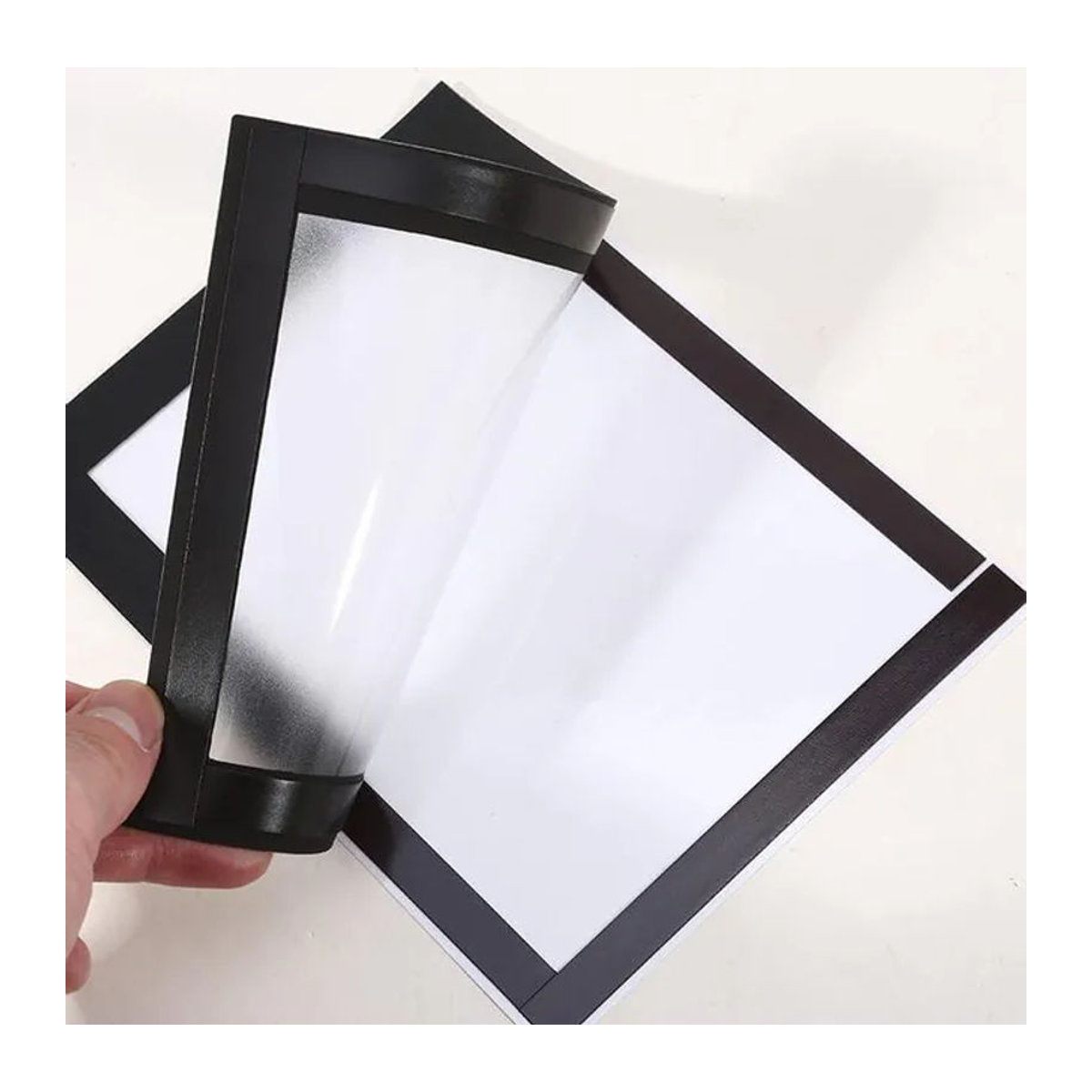 Eyesin Magnetischer Fotorahmen A6 in Schwarz und Silber für die Wandmontage aus Kunststoff - Bild 1