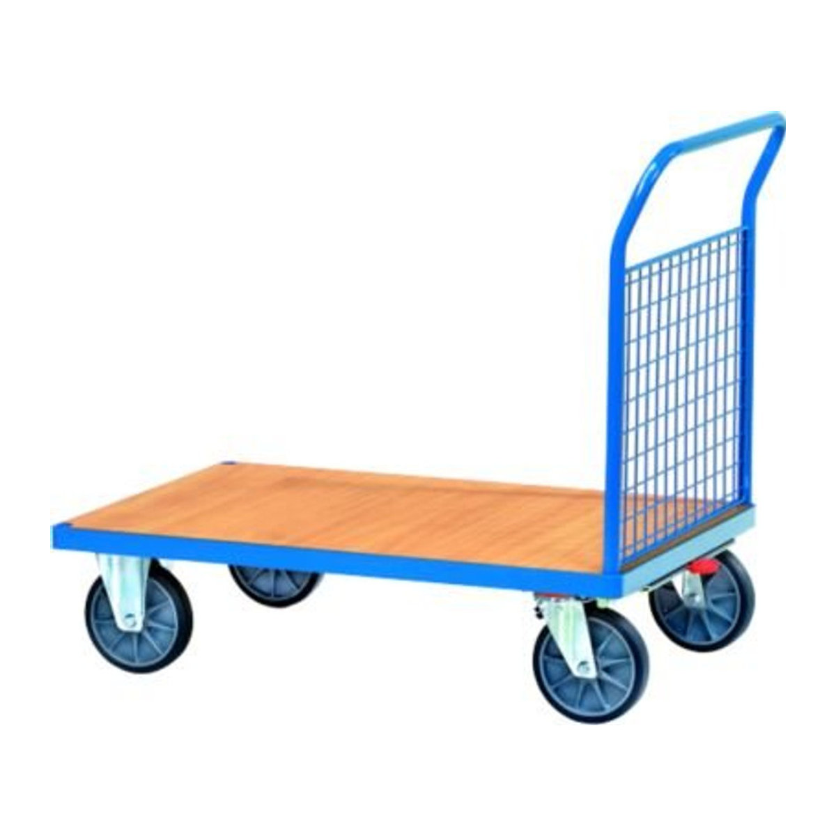 f.a.n. Stirnwandwagen in Blau, Grau oder Buche mit Metall, Holzwerkstoff und Kunststoff, B/H: 100 x 70 cm - Bild 1